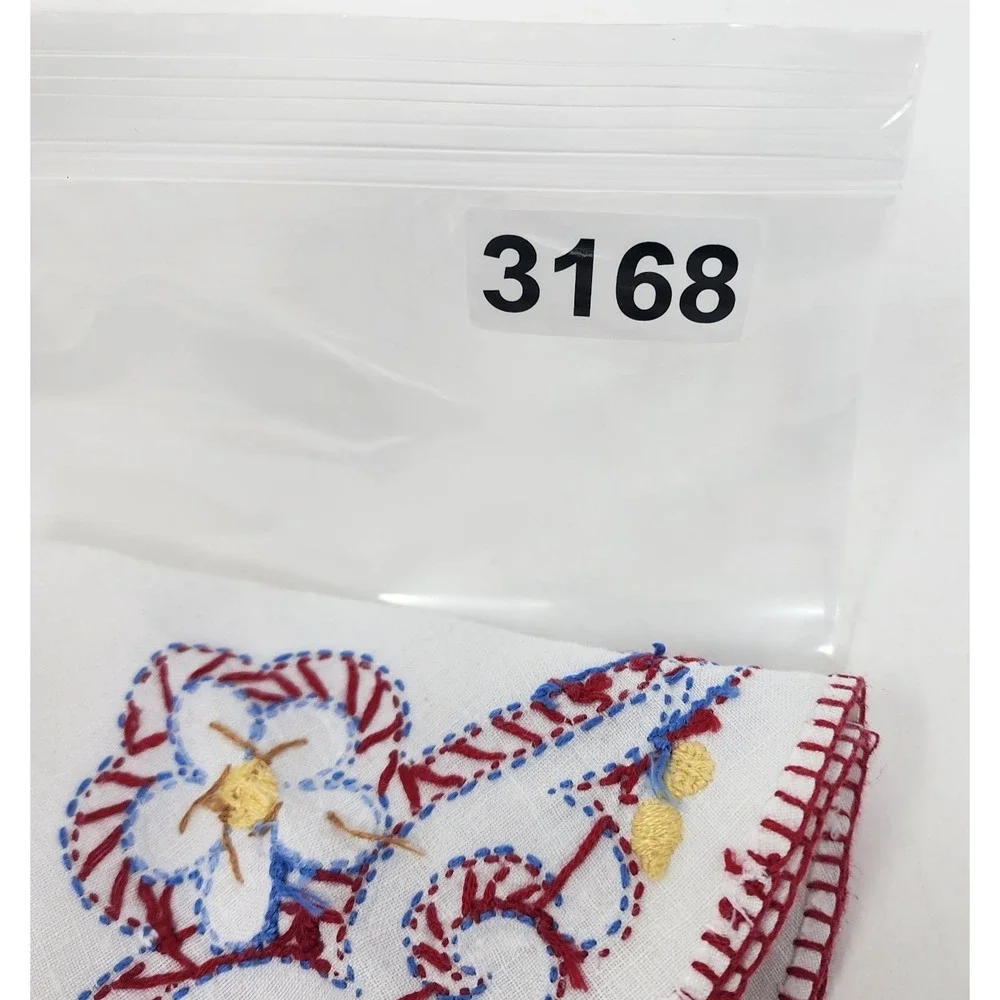 Handmade embroidered floral
